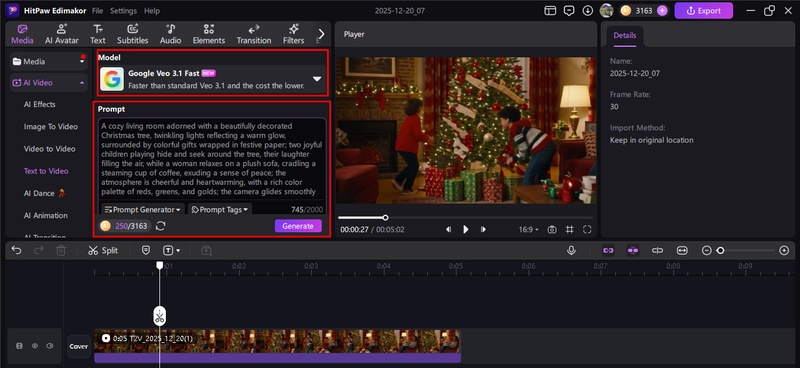 ai dog christmas tree