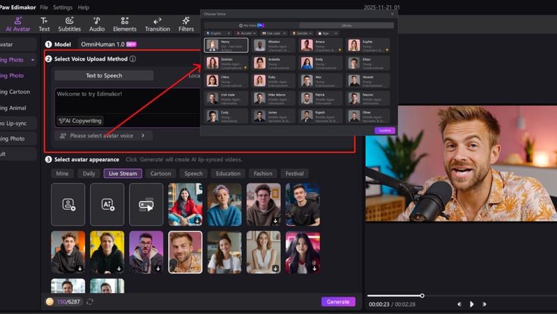 Edimakor TTS vs Maya1