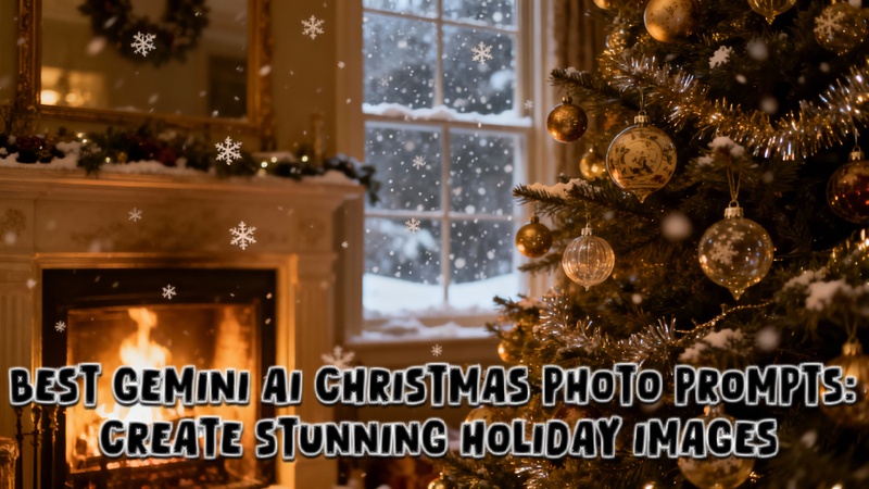 gemini ai christmas photo prompt
