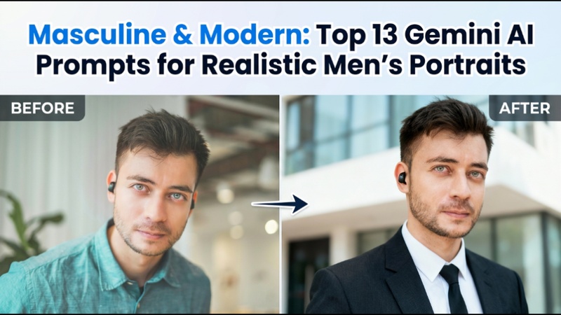 gemini ai photo prompt for men