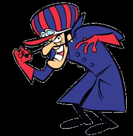 cartoon character with big teeth man