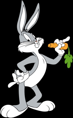 cartoon character with big teeth rabbit