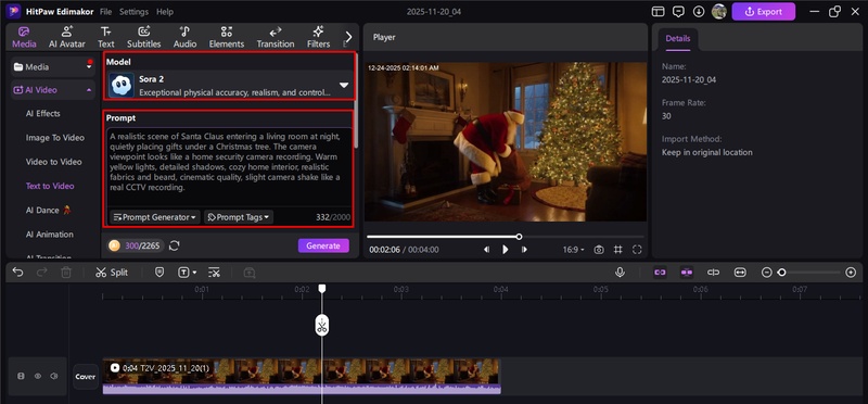ai santa video generator
