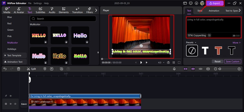 coloured captions youtube