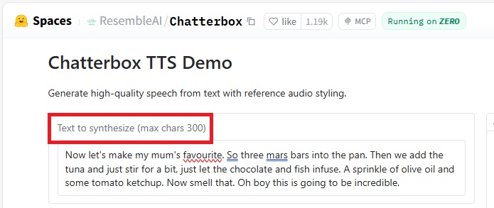 Chatterbox tts