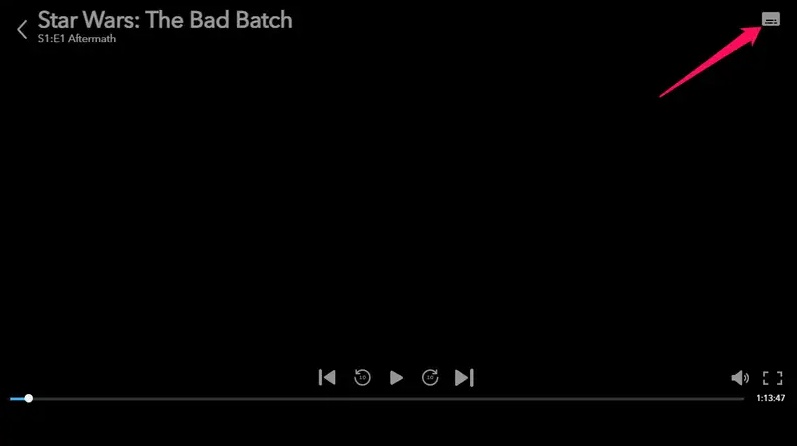 disney plus subtitles not working on tv