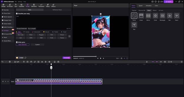 Add the music