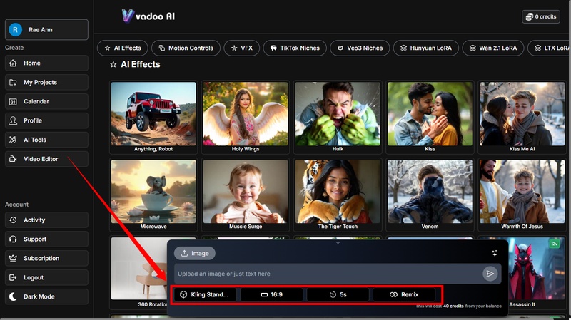 adjust video settings