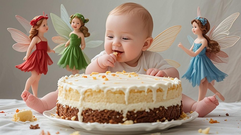 ai baby eating food