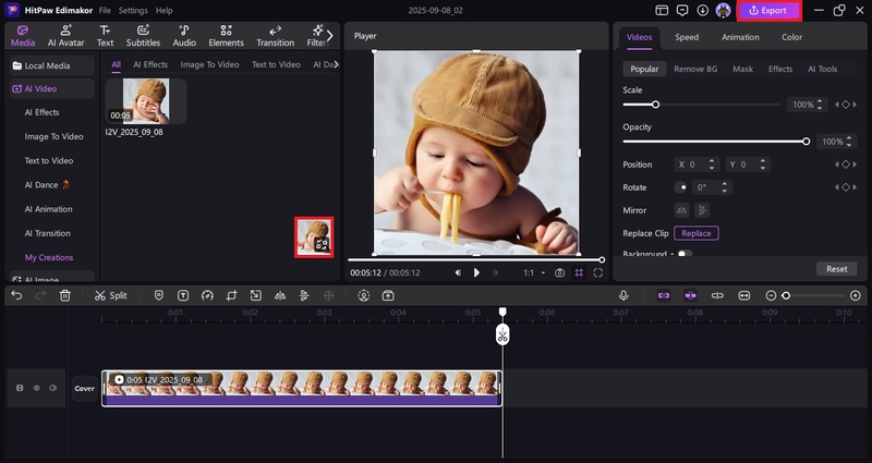 ai baby video maker