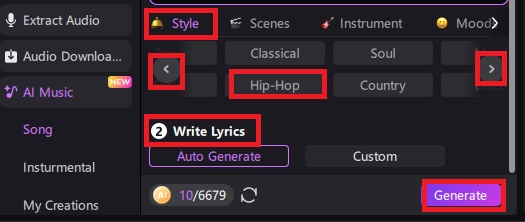 ai hip hop song
