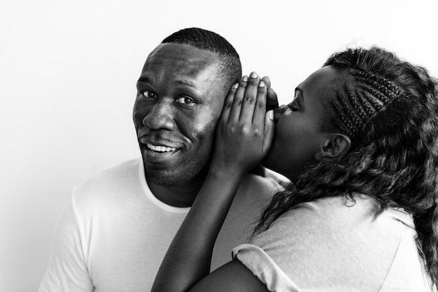 ai photo editing prompt for couple-whispering in the ear