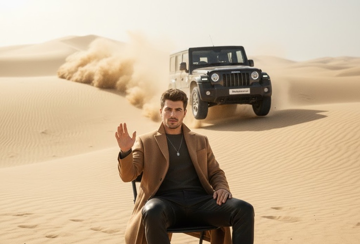 ai photo editor anup sagar car prompt