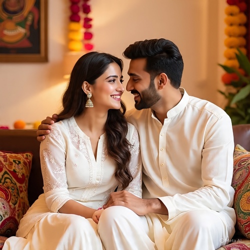 ai photo editor anup sagar prompt couple photo