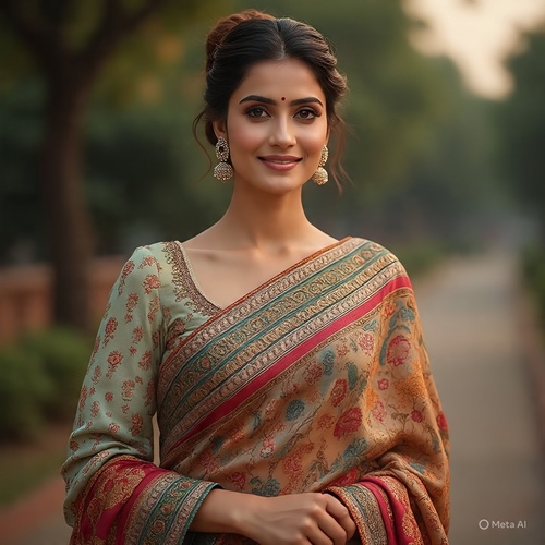 ai photo editor anup sagar saree prompt