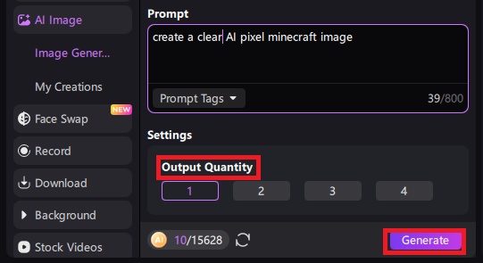 ai pixel art generator sprite