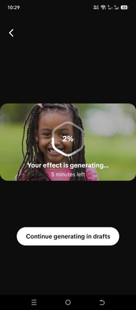 ai sway dance filter not working