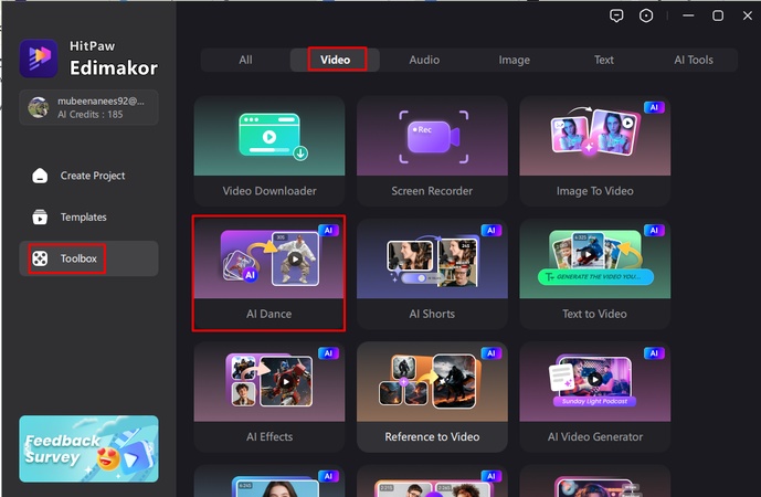 ai sway dance filter
