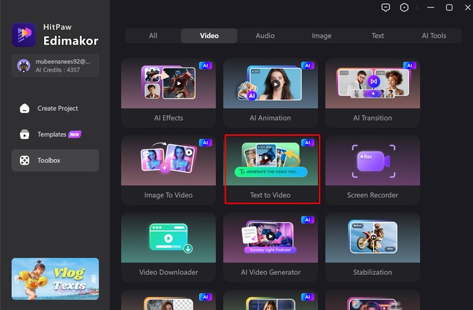 ai video generator toolbox