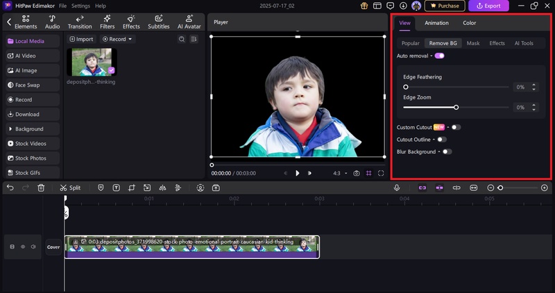 background removed