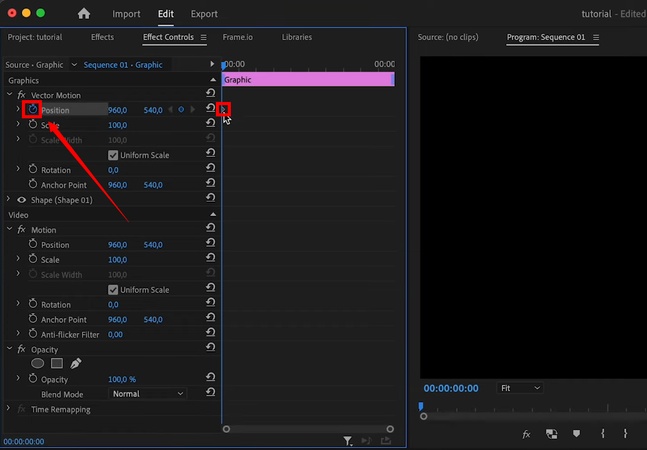 cliquez bouton basculement animation