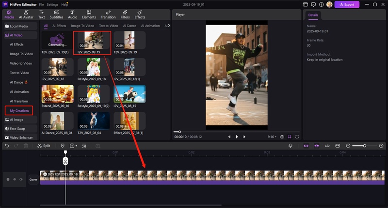 create an AI hip hop girl dance