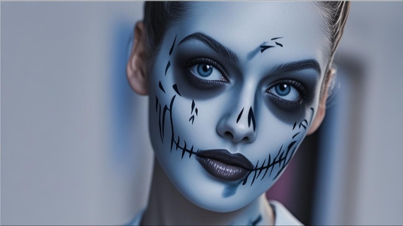 dead bride costume makeup