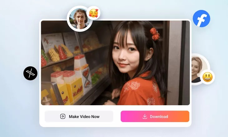 download and share real life image