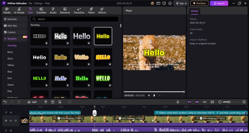 edimakor text effects