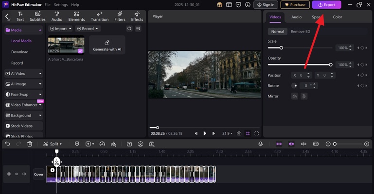 Export Trim Video In Vlc Edimakor.Jpg
