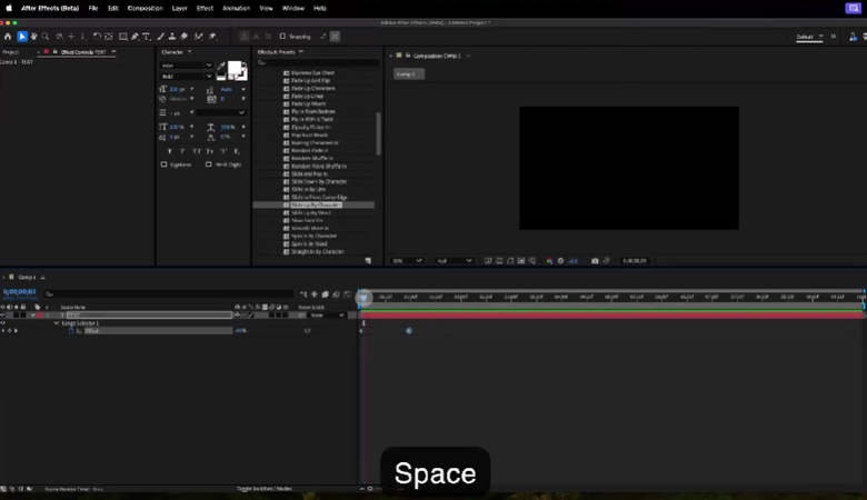 fine-tune animation presets with keyframes