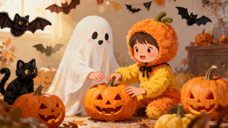 prompts de gemini ai para niños halloween