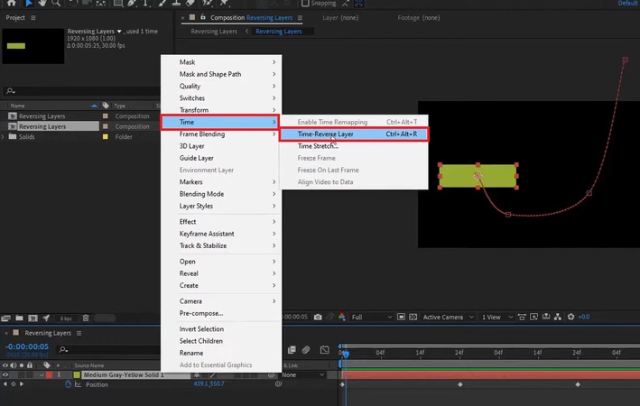 go to time-reverse layer
