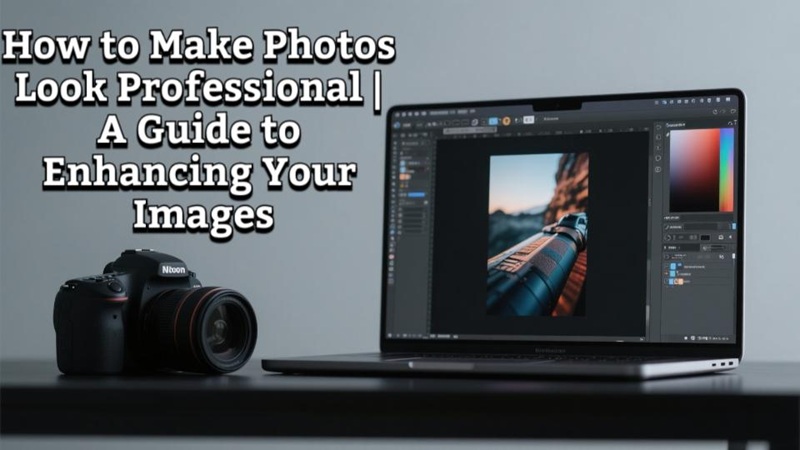 how to make photos look professional