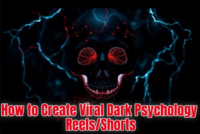 how to make viral dark psychology reels/shorts