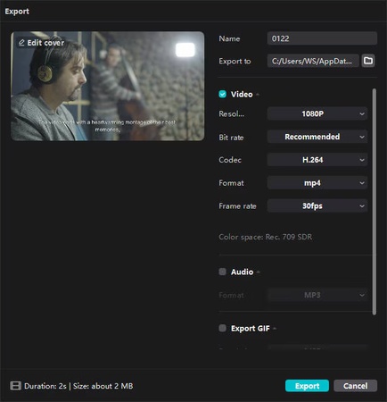캡컷 Mac에서 비디오 속도 높이는 방법 2