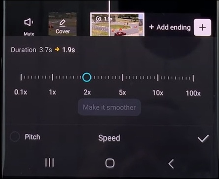 how to speed up a video on capcut on mac