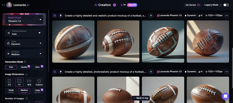 images created