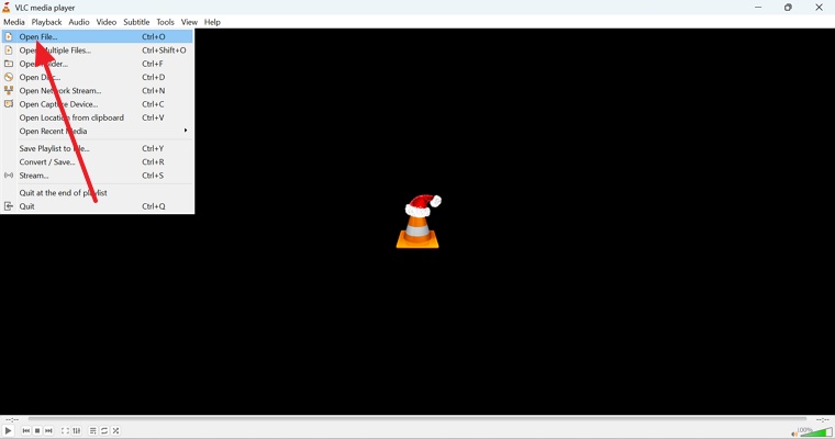 Import Video Trim Video In Vlc Player.Jpg