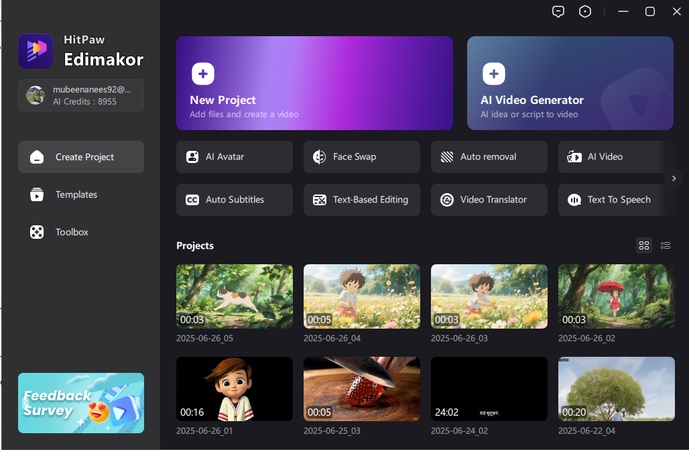open hitpaw edimakor