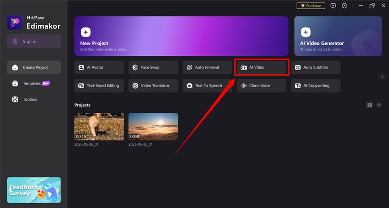 select ai video