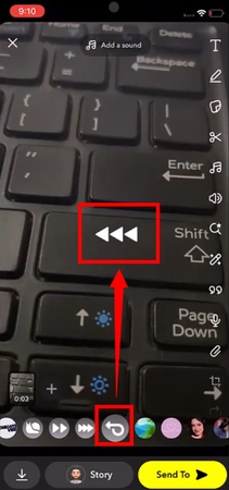 select the reverse effect