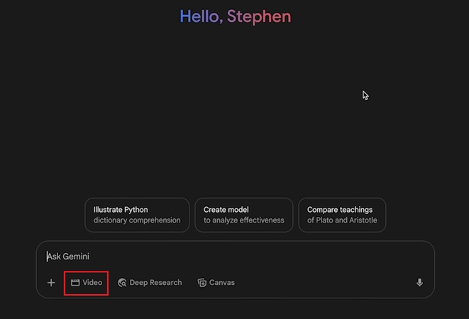 select video