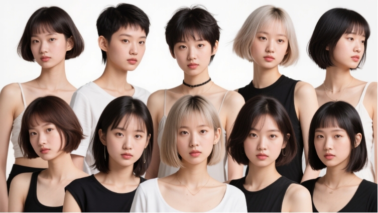 short hairstyles for women asian