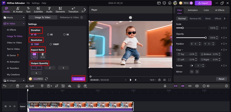 trending baby dance ai prompt edimakor 2
