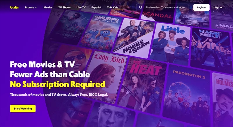 Braflix Alternative tubi tv