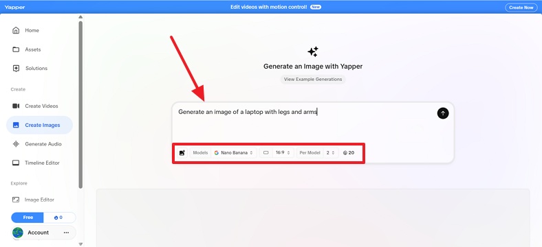 Add Prompt To Generate Image Yapper Ai.Jpg