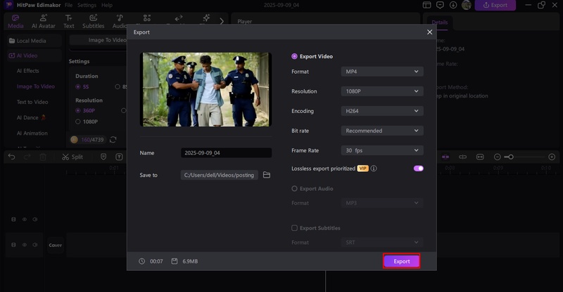 ai arrest filter police