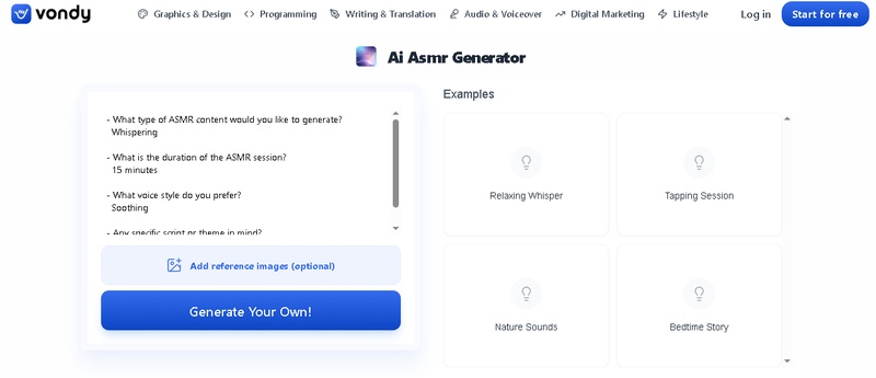 ai asmr generator reddit