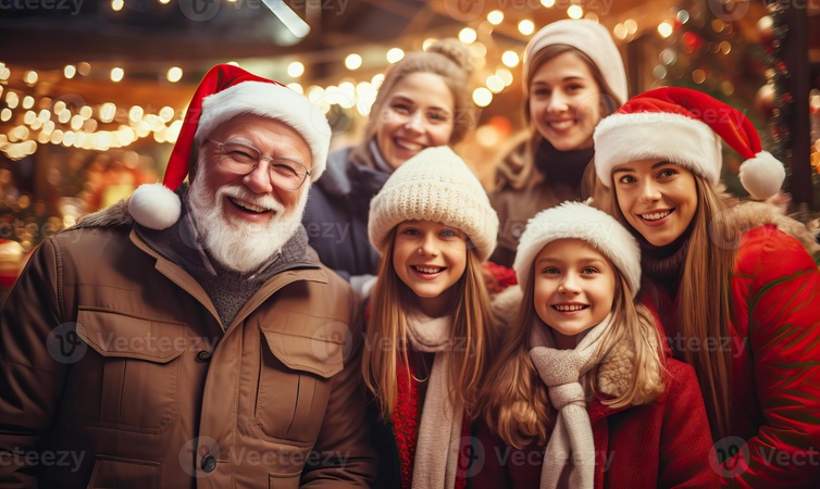 AI 크리스마스 가족 사진 필터